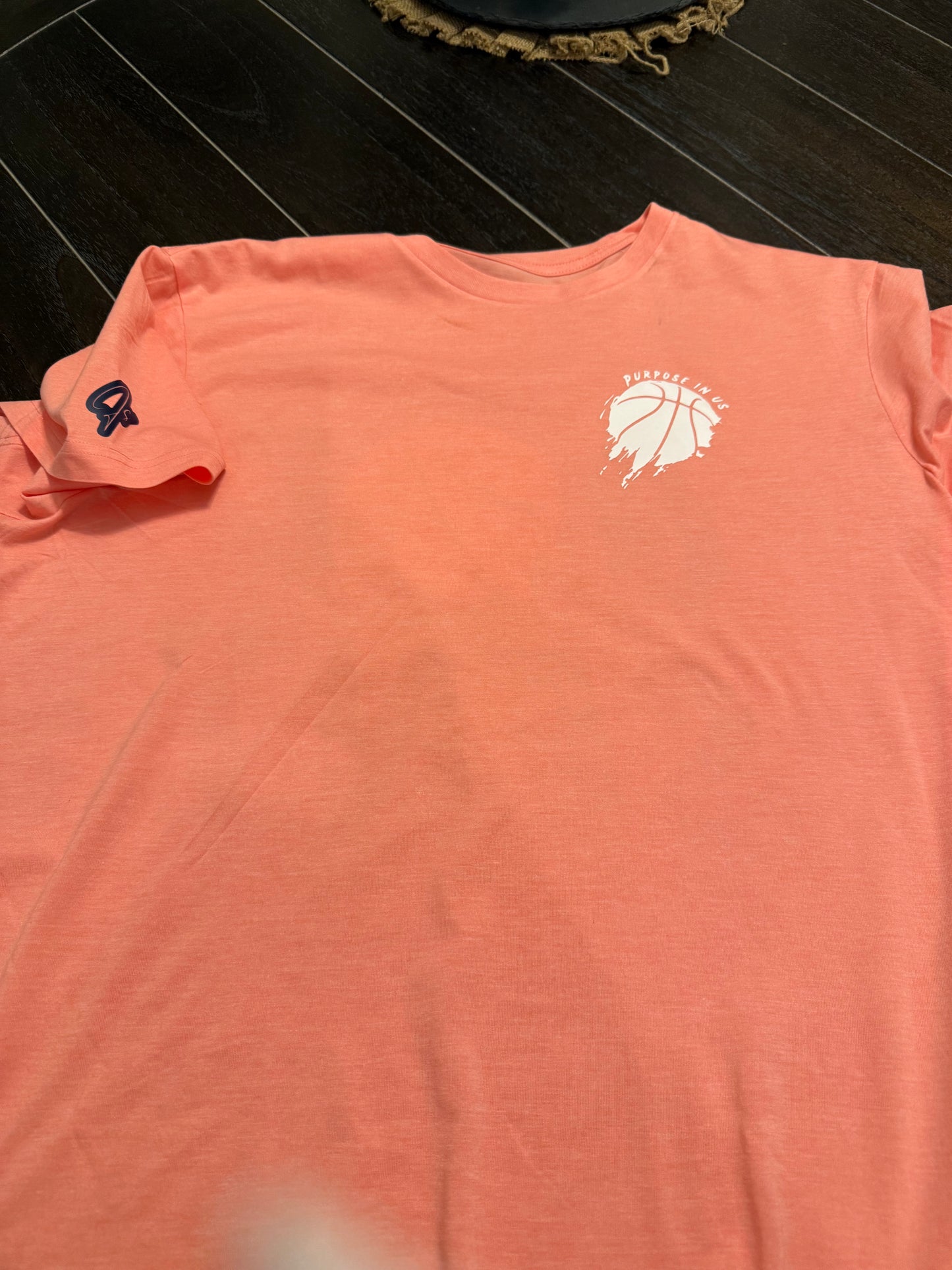 We Are God Sent Adult T-Shirt Salmon