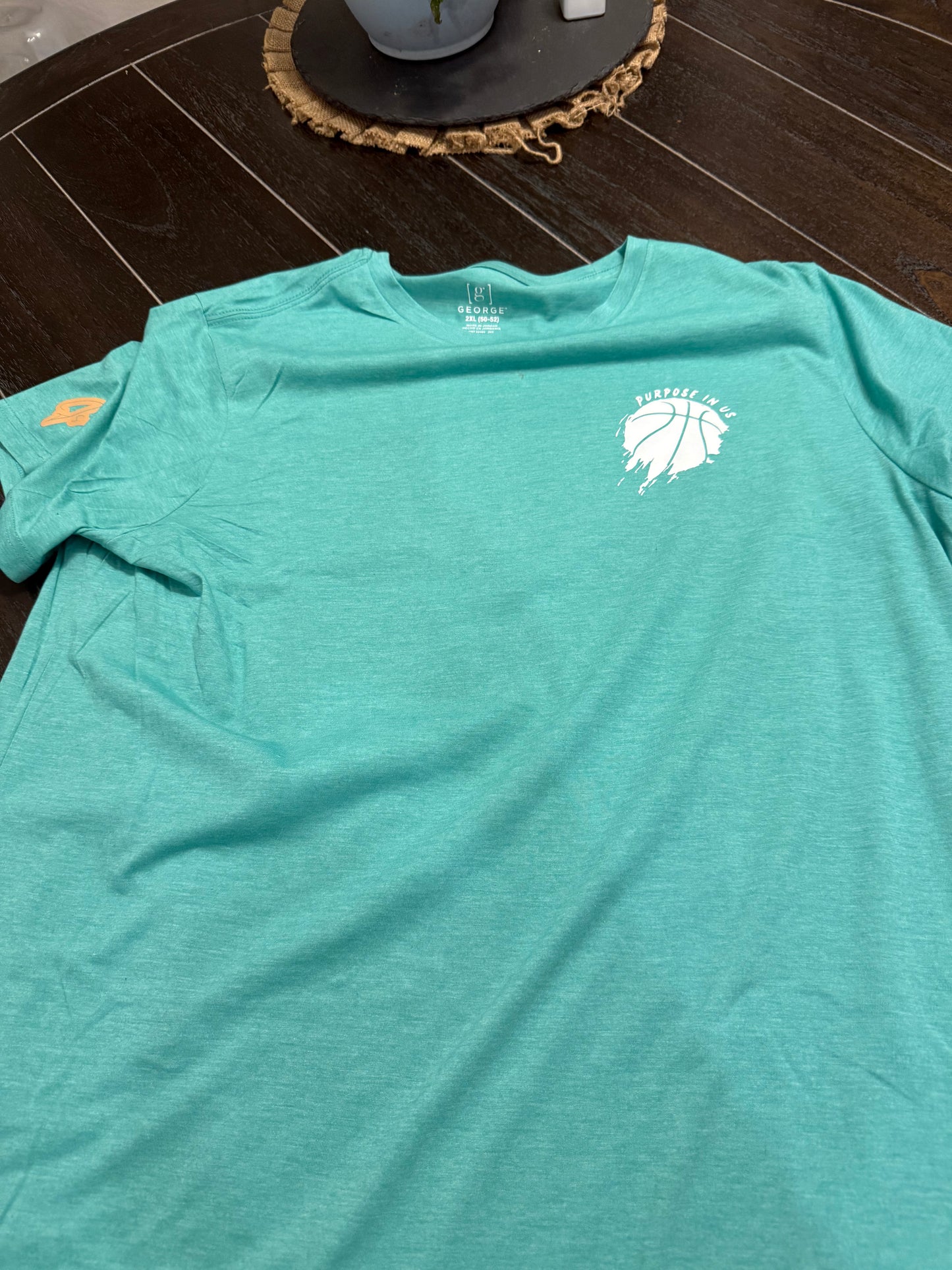 We Are God Sent Adult T-Shirt Sea Foam